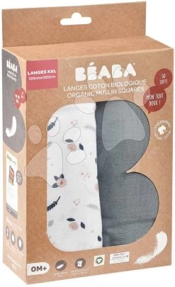 Musselinwindel Aus Der Baumwolle Bolte 2 Swadlles 120 Cm Beaba Stormy Weather/Spring Flower Set Mit 2 Stück Ab 0 Monat