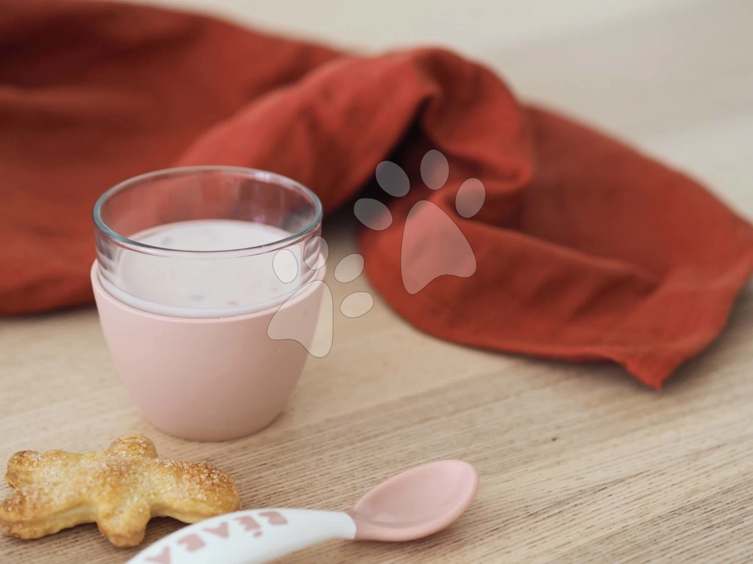 Musselinwindel Aus Der Baumwolle Bolte 2 Swadlles 120 Cm Beaba Hot Sauce/Terrazzo Set Mit 2 Stück Ab 0 Monat – Bild 2