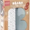 Musselinwindel Aus Der Baumwolle Bolte 2 Swadlles 120 Cm Beaba Baltic Blue/Points Set Mit 2 Stück Ab 0 Monat
