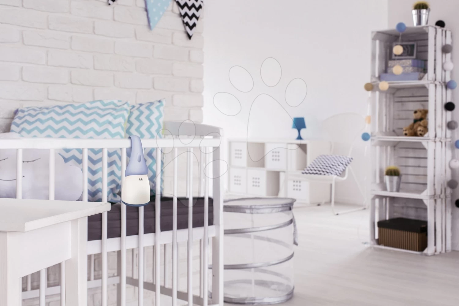 Babylampe Für Kinderbett Beaba Pixie Torch 2in1 Tragbar Chalk Pink Rosa – Bild 4