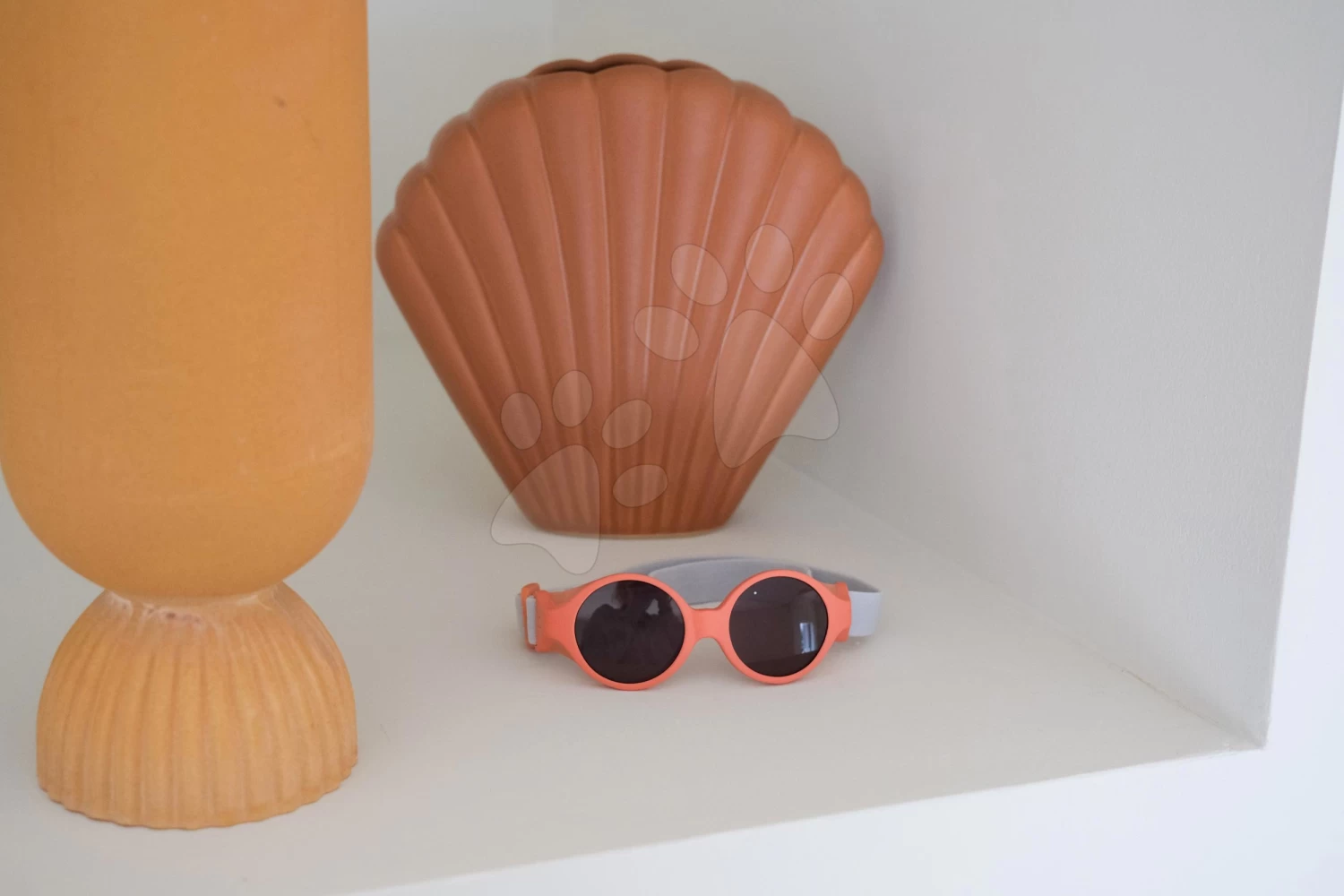 Sonnenbrille Für Neugeborene Beaba Clip Strap Grapefruit UV 4 Von 0-9 Monaten Orange – Bild 7