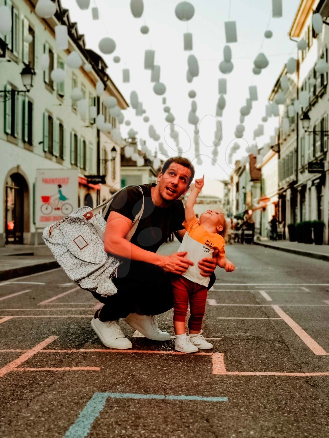 Wickeltasche Für Beaba Kinderwagen Geneva II Cherry Blossom – Bild 9