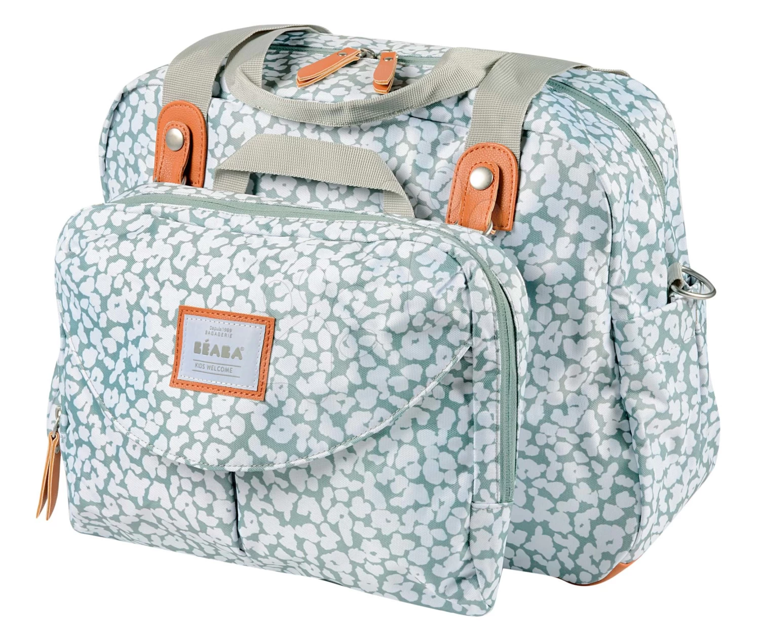 Wickeltasche Für Beaba Kinderwagen Geneva II Cherry Blossom – Bild 17
