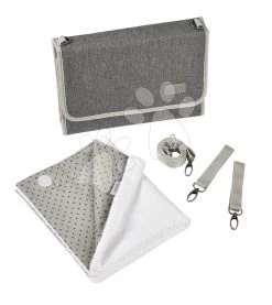 Wickeltasche Mit Wickelunterlage Beaba Geneva Heather Grey Grau BE940272