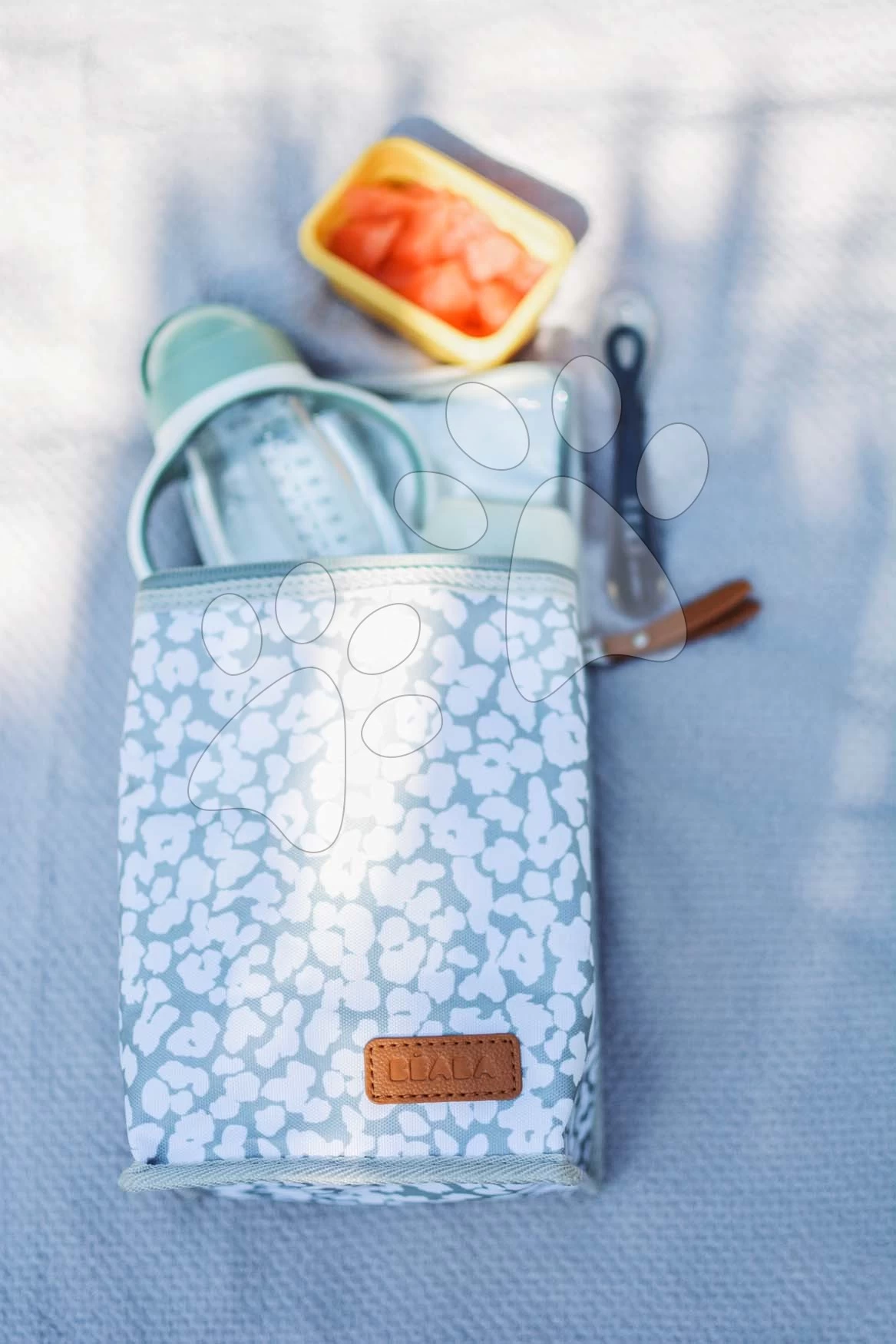 Isothermische Verpackung Beaba Cherry Blossom Für Lebensmitteldosen, Grau Mit Motiv BE940285 – Bild 5