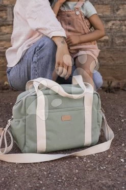 Wickeltasche Für Den Kinderwagen Paris Beaba Frosty Green Mit Zubehör Grün BE940296