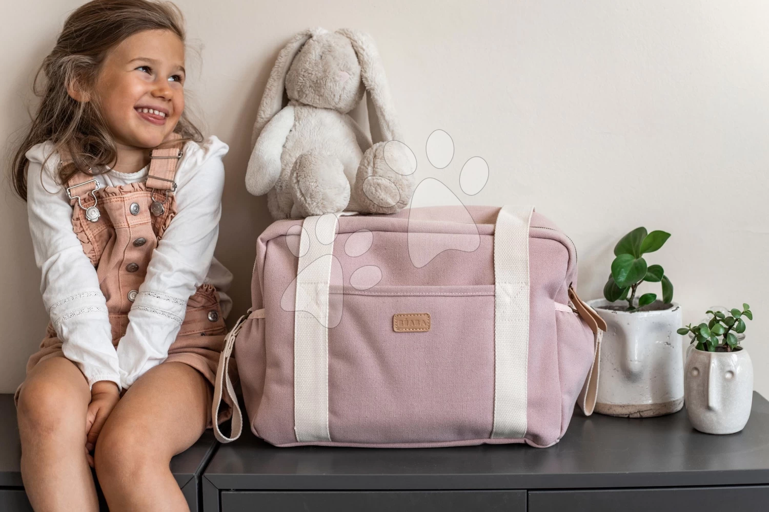 Wickeltasche Für Den Kinderwagen Paris Beaba Rose Mit Zubehör Rosa BE940297 – Bild 9