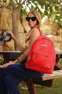 SmarTrike Sport-Rucksack Für Damen Extra Leichter Mit Reißverschluss Rot