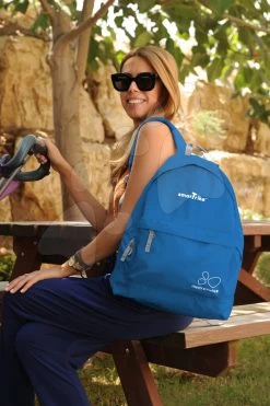 SmarTrike Rucksack Für Damen Extra Leichter Mit Reißverschluss Blau