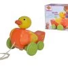 Holzente Zum Ziehen Pull Along Animal Duck Eichhorn Mit Ton Und Beweglichen Teilen Ab 12 Monaten