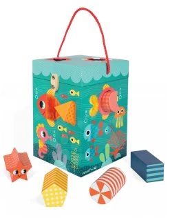 Didaktischer Würfel Ocean Janod Mit Verschiedenen Texturen Und Würfeln Ab 12 Monaten