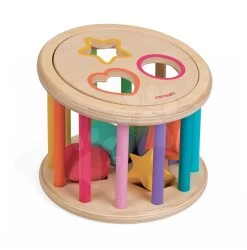 Magnetische Einlage Aus Holz Trommel I Wood Janod Formen Und Farben Lernen Ab 18 Monaten