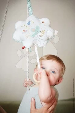 Textile Spielschrank - Wolke Green Mouse Musical Fabric Box Petites Chansons Kaloo Mit Holzring Grün Ab 0 Monaten K210000