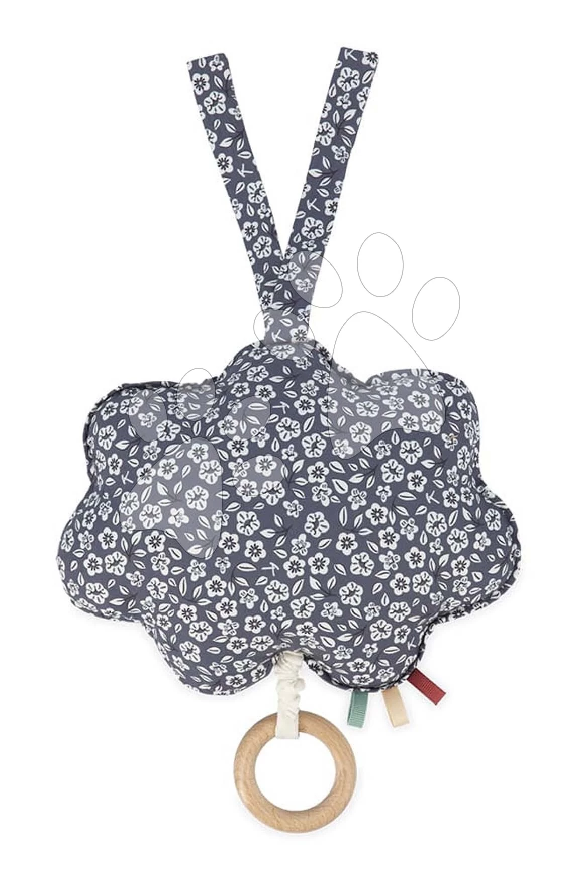 Textile Spielschrank - Wolke Twinkle Twinkle Little Star Musical Fabric Box Petites Chansons Kaloo Mit Holzring Grau Ab 0 Monaten K210001 – Bild 2