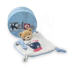 Kuschel-Teddybär Doudou Team Kaloo 20 Cm Im Geschenkkarton Für Die Kleinsten Blau