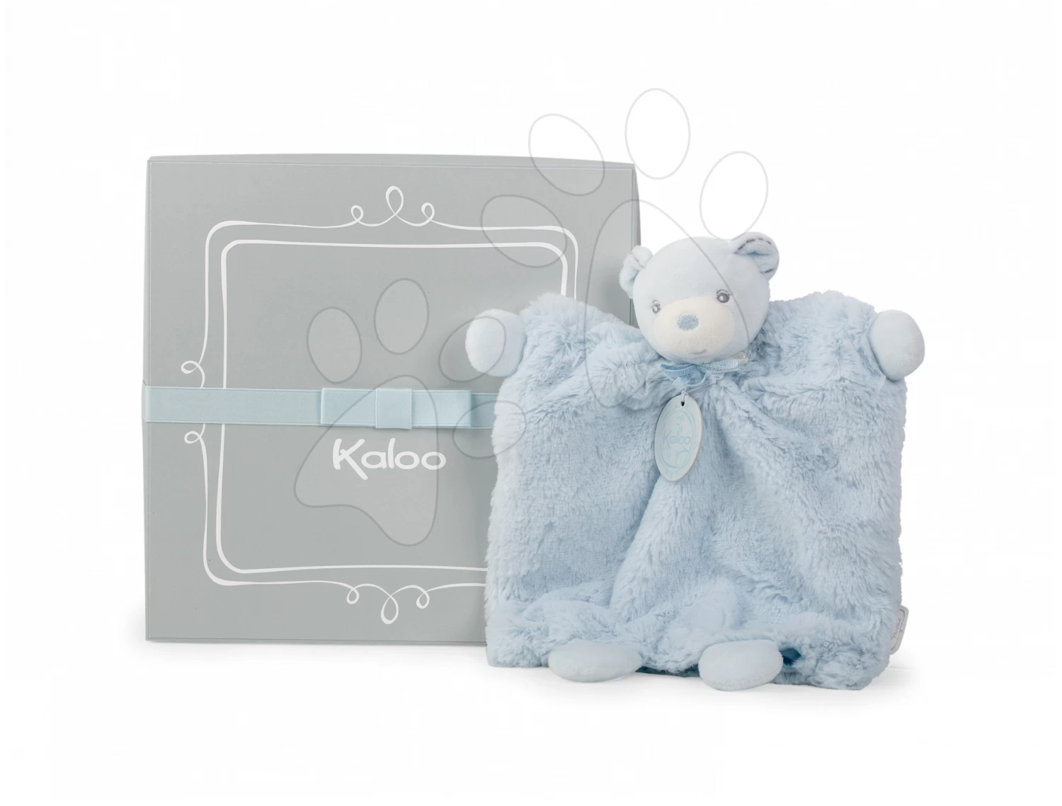 Teddybär-Puppentheater Perle-Doudou Bear Kaloo 20 Cm Im Geschenkkarton Für Die Kleinsten Blau