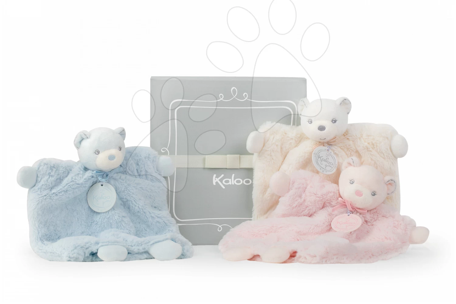 Teddybär-Puppentheater Perle-Doudou Bear Kaloo 20 Cm Im Geschenkkarton Für Die Kleinsten Blau – Bild 4