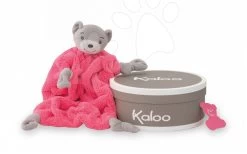 Kuschel-Teddybär Neon Doudou Kaloo 20 Cm Im Geschenkkarton Für Die Kleinsten Rosa