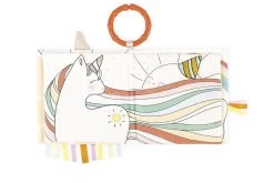 Textilbuch Einhorn The Happy Unicorn Activity Book Kaloo Mit Einem Ring Für Die Kleinsten Ab 0 Monaten