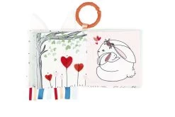 Buch Aus Textil Hase The Rabbit In Love Activity Book Kaloo Mit Einem Ring Für Die Kliensten Ab 0 Monaten
