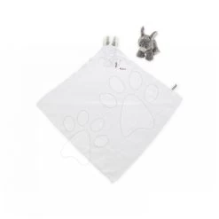 Esel Zum Kuscheln Les Amis Doudou Kaloo Mit Ohren Aus Feinem Weichem Stoff Und Esel Für Die Kleinsten Weiß-grau