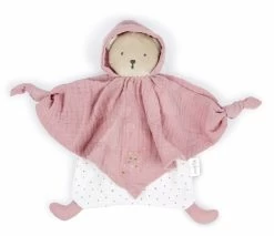 Bär Aus Textil Rosa Organic Cotton Doudou Bear Pink Kaloo Zum Kuscheln Im Kinderbett 20 Cm Im Geschenkkarton Ab 0 Monaten