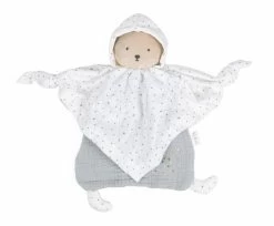 Bär Aus Textil Grau Organic Cotton Doudou Bear Grey Kaloo Zum Kuscheln Im Kinderbett 20 Cm Im Geschenkkarton Ab 0 Monaten
