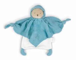 Bär Aus Textil Blau Organic Cotton Doudou Bear Blue Kaloo Zum Kuscheln Im Kinderbett 20 Cm Im Geschenkkarton Ab 0 Monaten