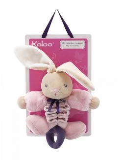 Plüschhase Petite Rose-Zig Music Rabbit Kaloo Mit Sound Zum Aufziehen 32-42 Cm Für Die Kleinsten