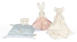 Kuschel-Teddybär Round Doudou Bear Blue Perle Kaloo Blau 20 Cm Aus Feinem Weichem Material Ab 0 Monaten