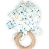 Beißring Mit Holzring Leonard Fox Teether Fripons Kaloo Mit Rassel Aus Feinem Stoff In Der Geschenkbox Ab 0 Monat