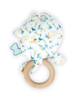 Beißring Mit Holzring Leonard Fox Teether Fripons Kaloo Mit Rassel Aus Feinem Stoff In Der Geschenkbox Ab 0 Monat