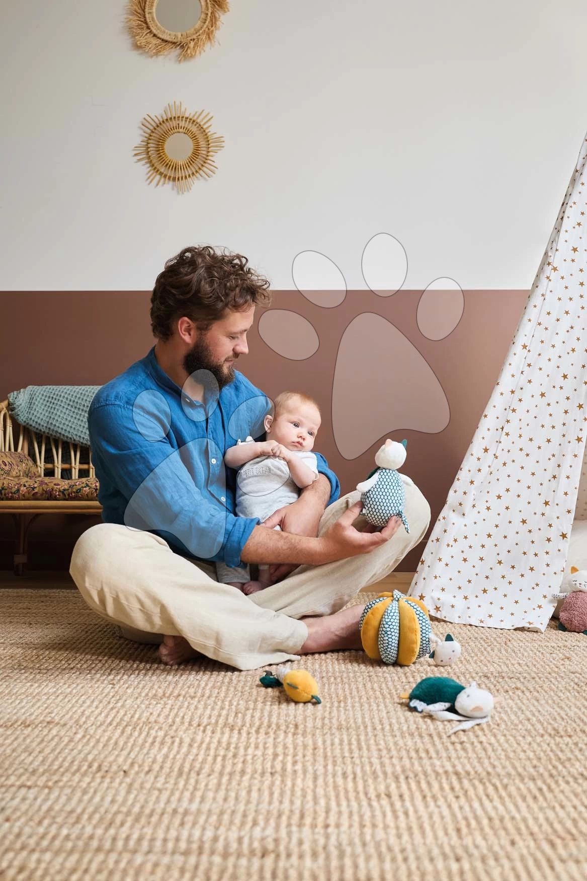 Plüsch- Rassel Maracas Für Die Entwicklung Der Sinne Des Babys Stimuli Kaloo Gelb 14 Cm Ab 0 Monate K971603 – Bild 14