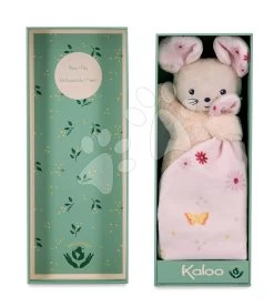 Plüschmaus Zum Kuscheln Mouse Carré Doudou Kaloo Rosa 14 Cm Aus Weichem Material In Geschenkverpackung Ab 0 Monaten K972002