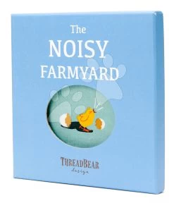 Textilbuch Noisy Farmyard Rag Book ThreadBear Mit 12 Haustieren 100% Feine Baumwolle In Der Geschenkbox Ab 0 Monaten